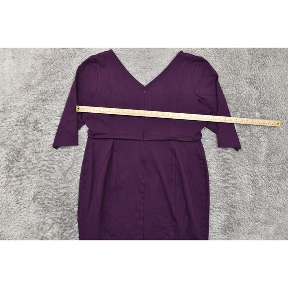 NEW Lane Bryant Purple Sheath Dress Plus Size 22 NWT - Picture 5 of 10